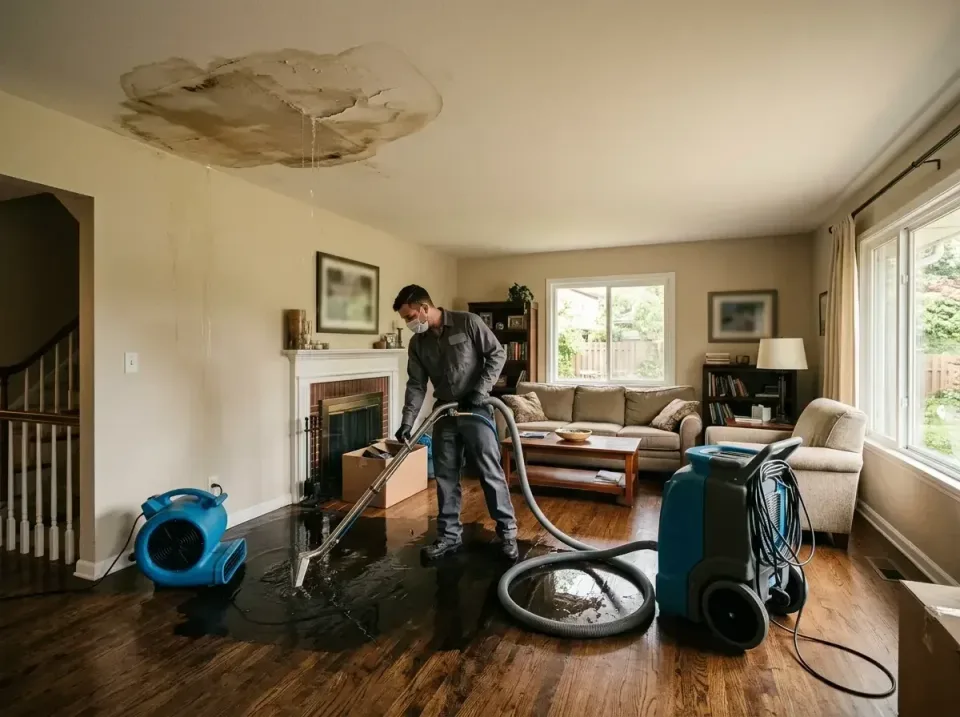 attic-pipe-burst-ceiling-drip-008 — frequently asked questions, Water Damage Restoration & Carpet Care in Ashland, OH